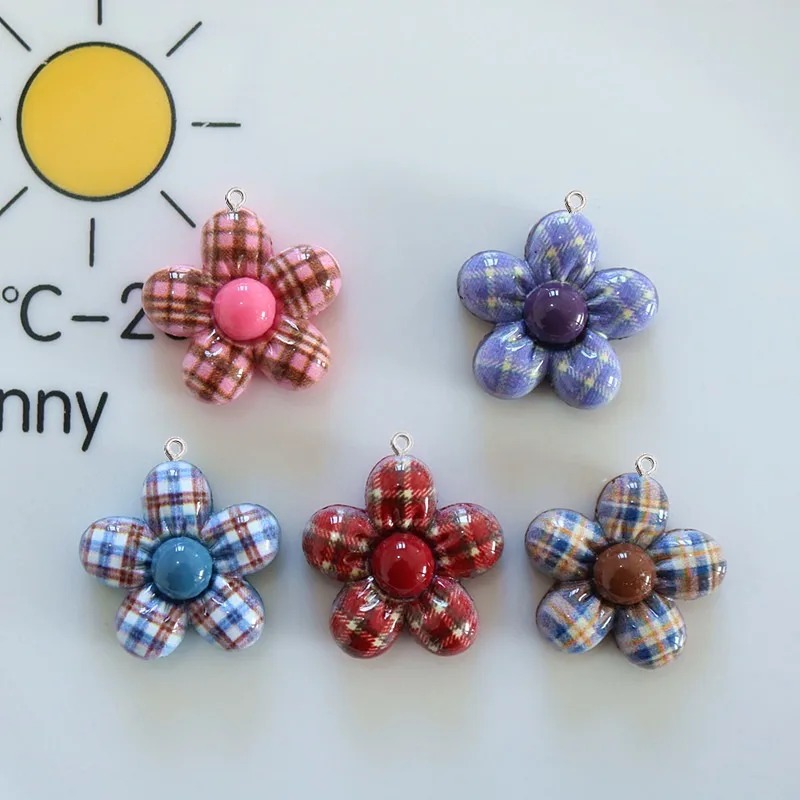 10Pcs Sweet Flower Planar Resi - Resin Craft Material ulasan dan harga