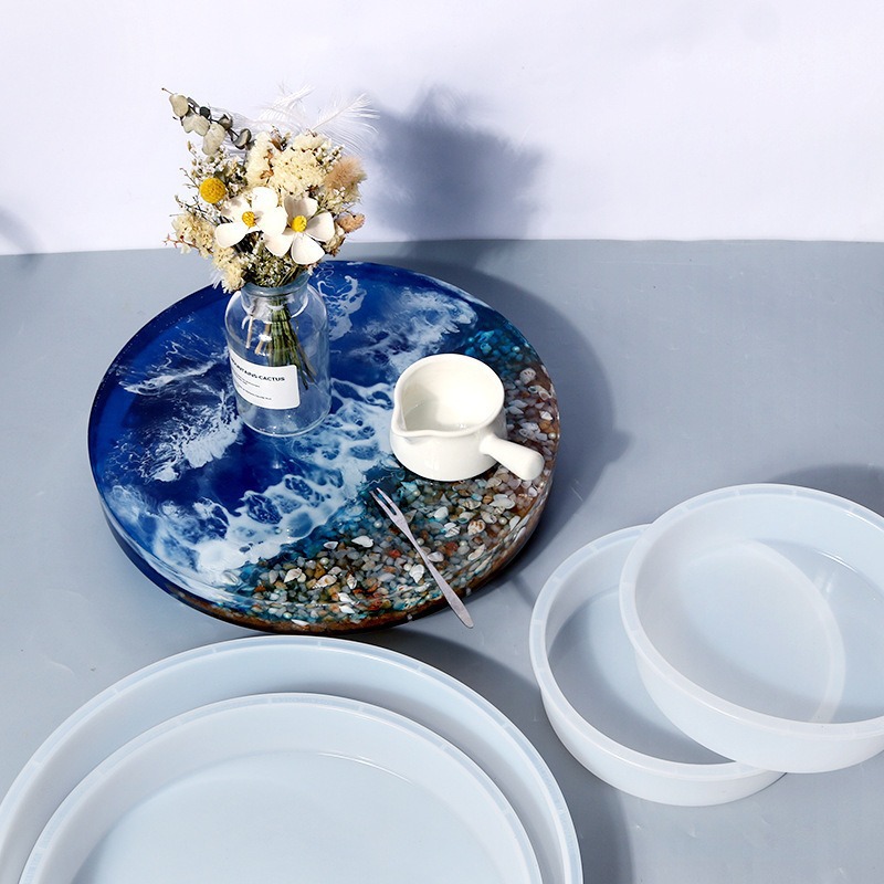 Round Epoxy Table Resin Molds, - Coaster Mold Round ulasan dan harga