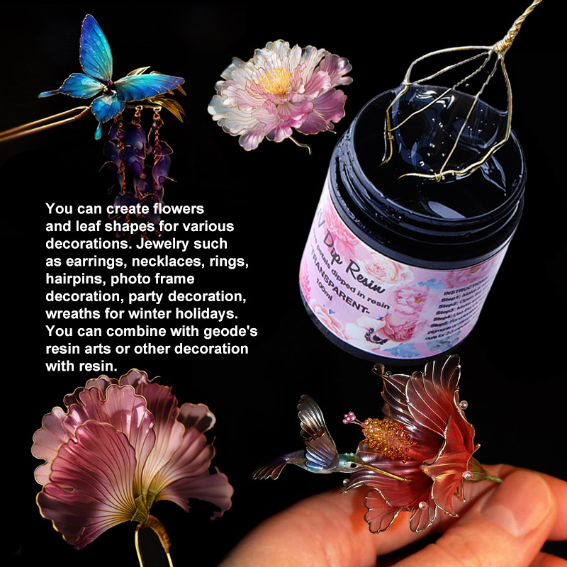 UV DIP Resin Glue UV Flower-Ma - Flower Preservation Resin ulasan dan harga
