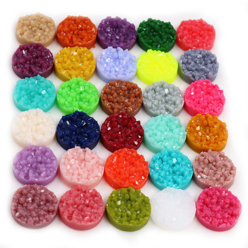 40pcs Resin Druzy Cabochons Do - Resin Craft Projects ulasan dan harga