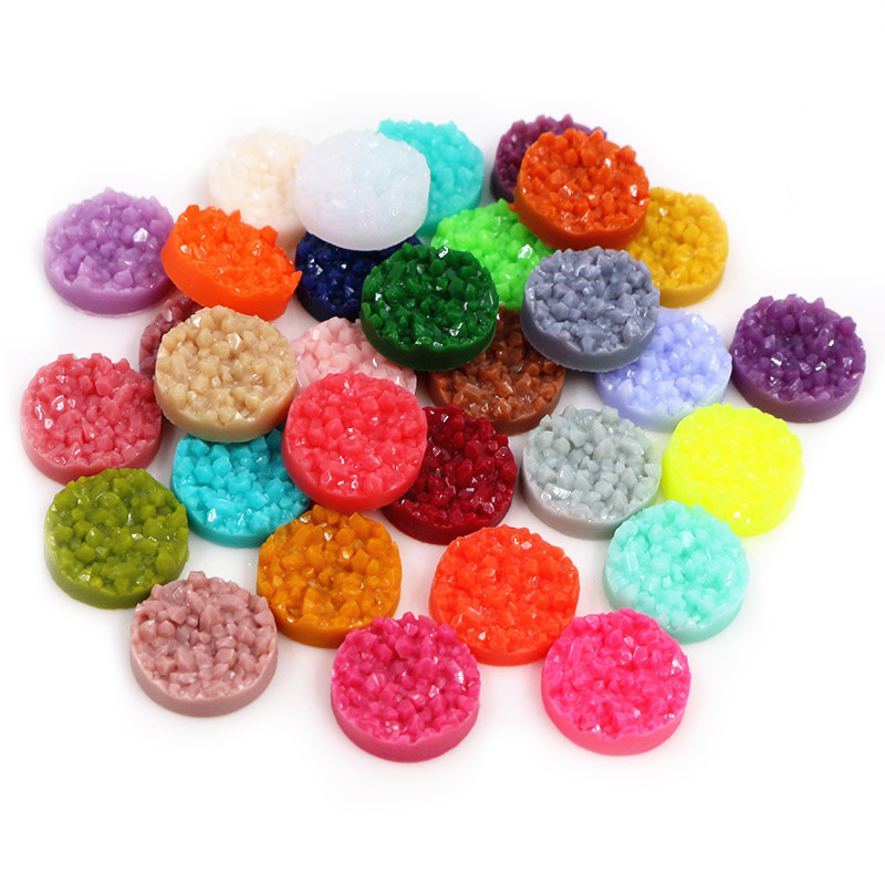 40pcs Resin Druzy Cabochons Do - Resin Craft Projects ulasan dan harga