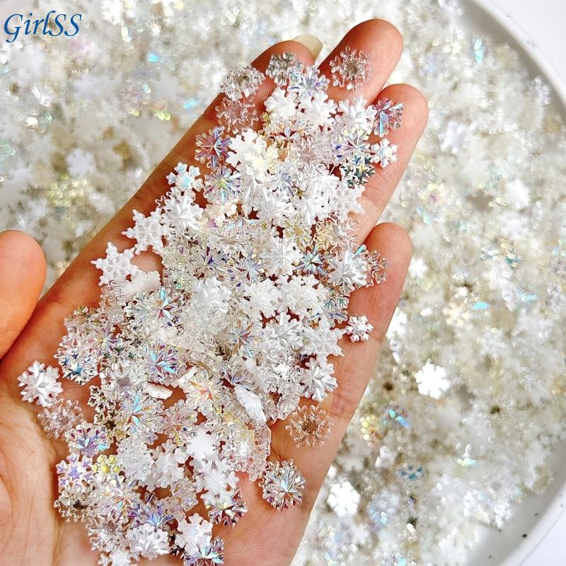 1Set Assorted White Glittering - Resin Glitter Pack ulasan dan harga