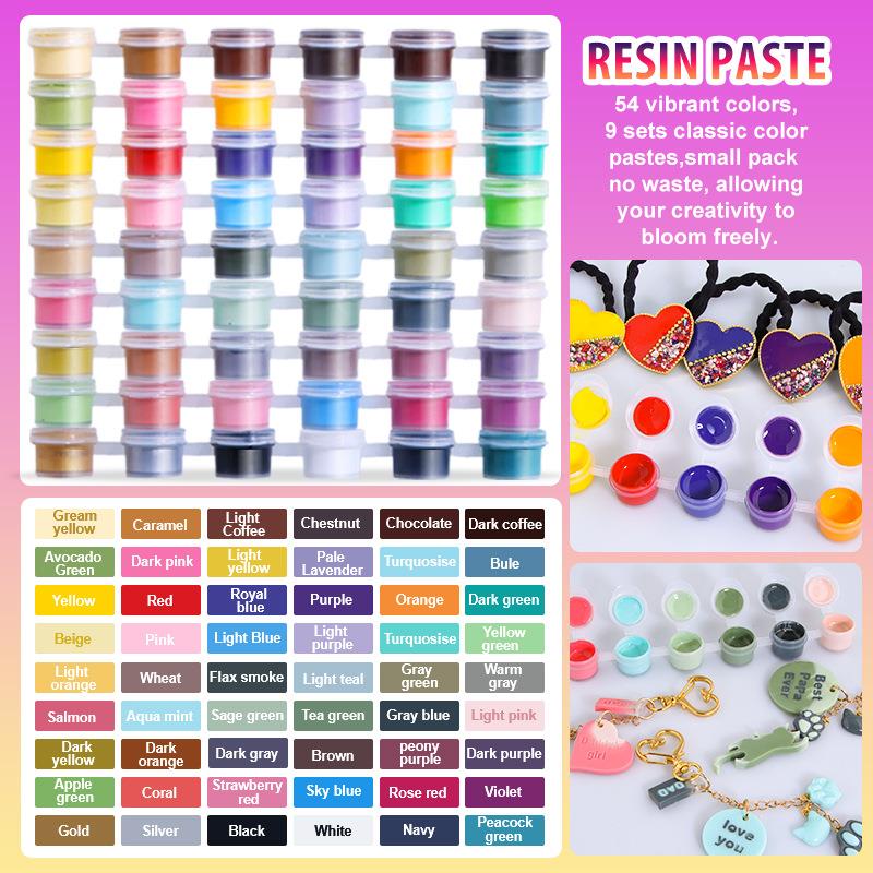 6colors/Set Paste Pigment UV R - Resin Pigment Set ulasan dan harga