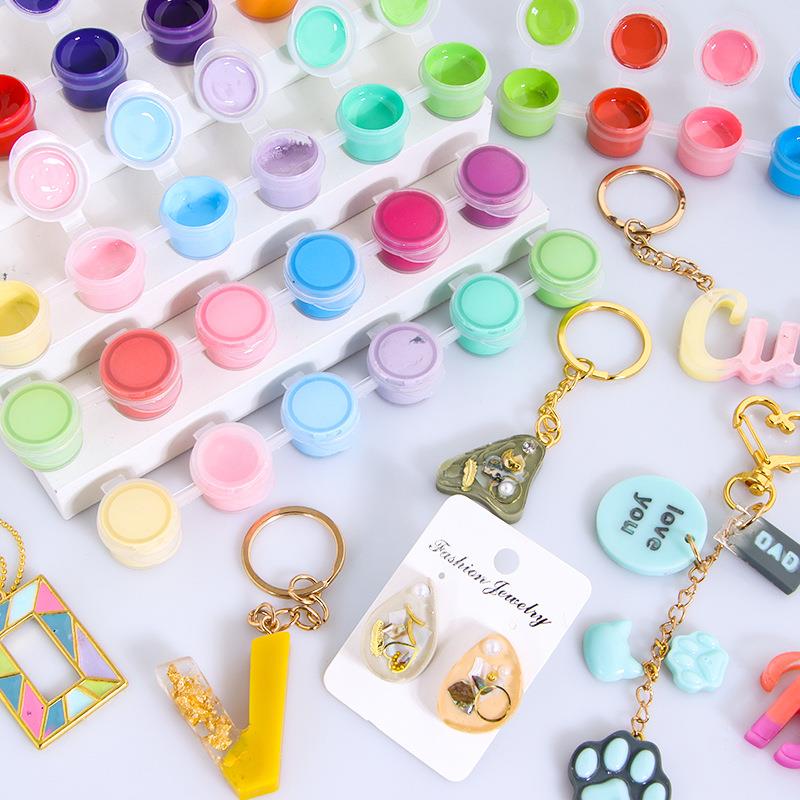 6colors/Set Paste Pigment UV R - Resin Pigment Set ulasan dan harga