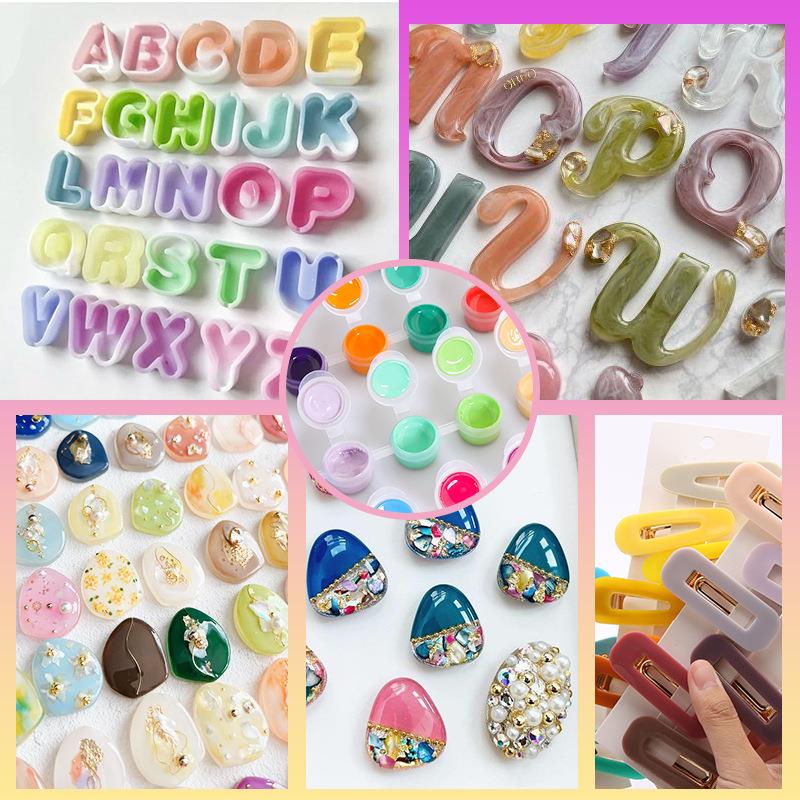 6colors/Set Paste Pigment UV R - Resin Pigment Set ulasan dan harga
