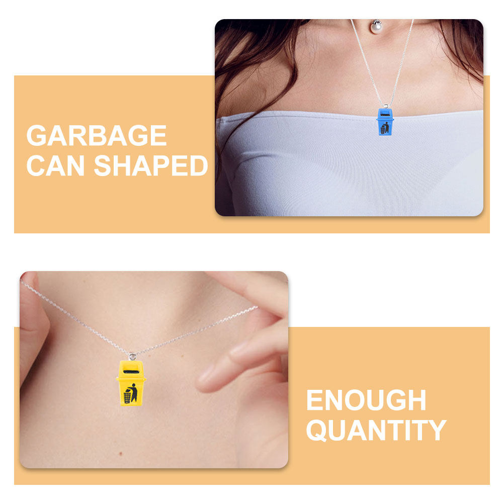 10Pcs Garbage Bin Charms Smoot - Crafting Resin ulasan dan harga