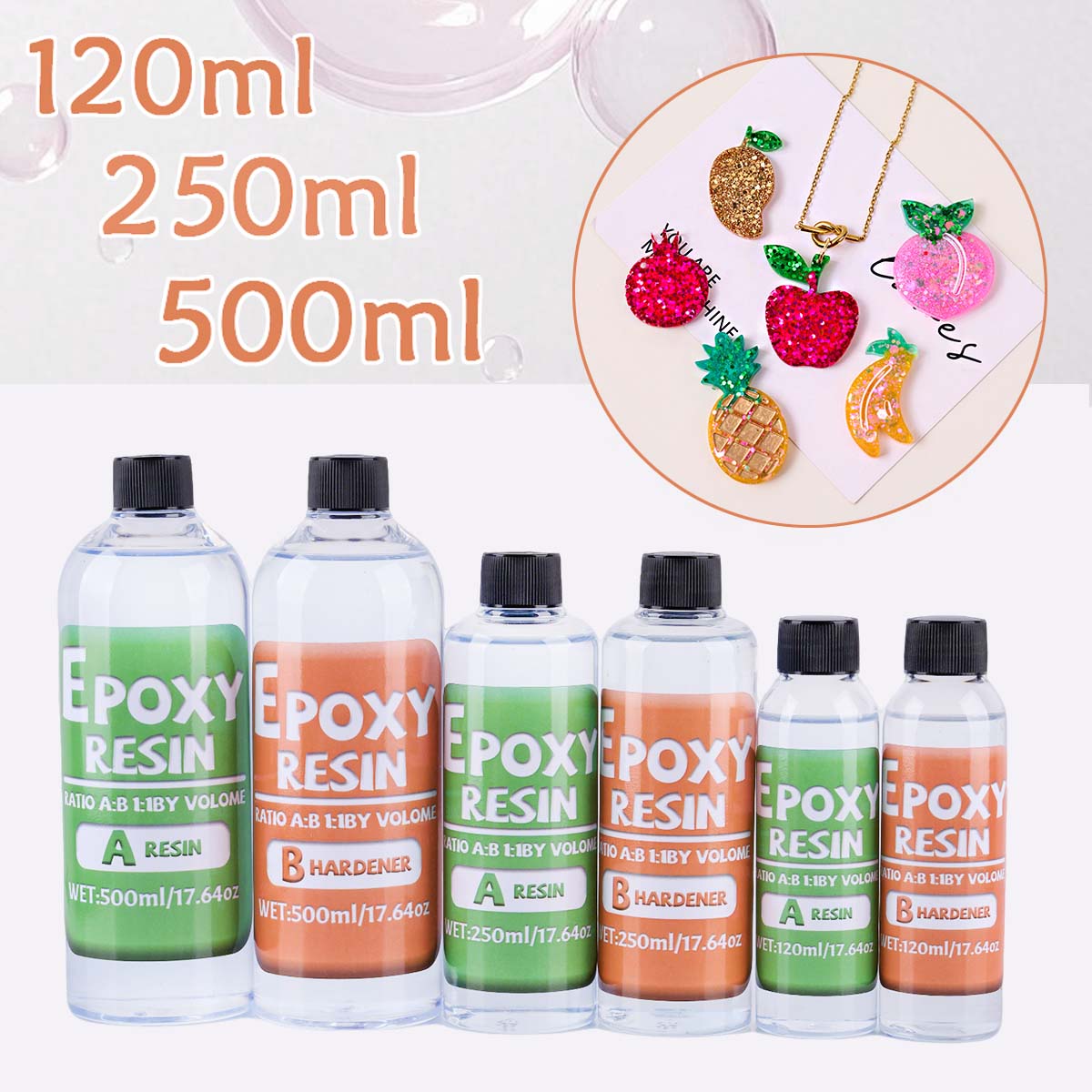 1:1 AB Resin Epoxy Glue Kit Hi - Resin Jewelry Kit ulasan dan harga