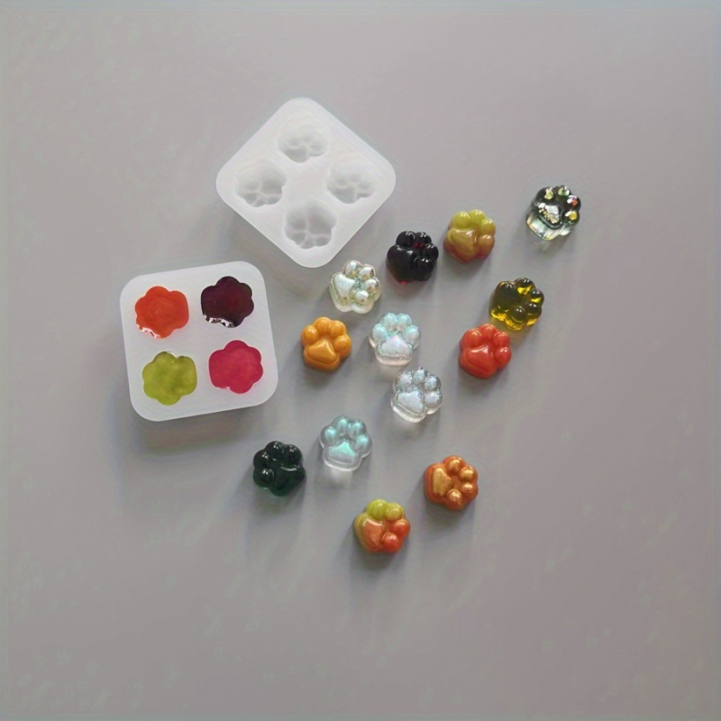1Cat Paw Pattern Silicone Mold - Resin Craft Ideas ulasan dan harga