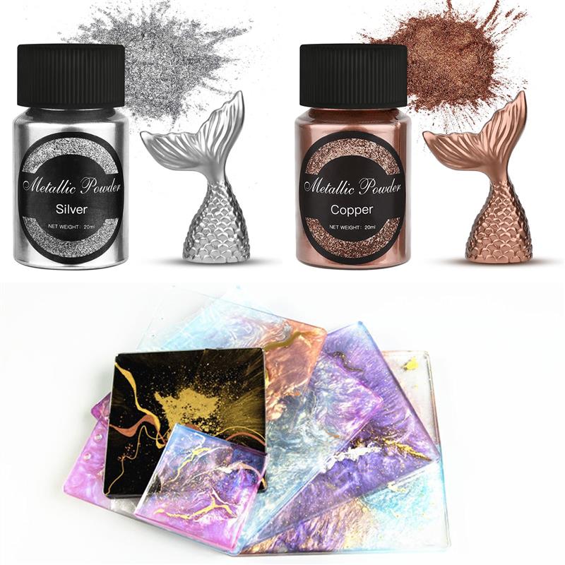 20 Ml Shimmer Metallic Gold Si - Resin Pigment Set ulasan dan harga