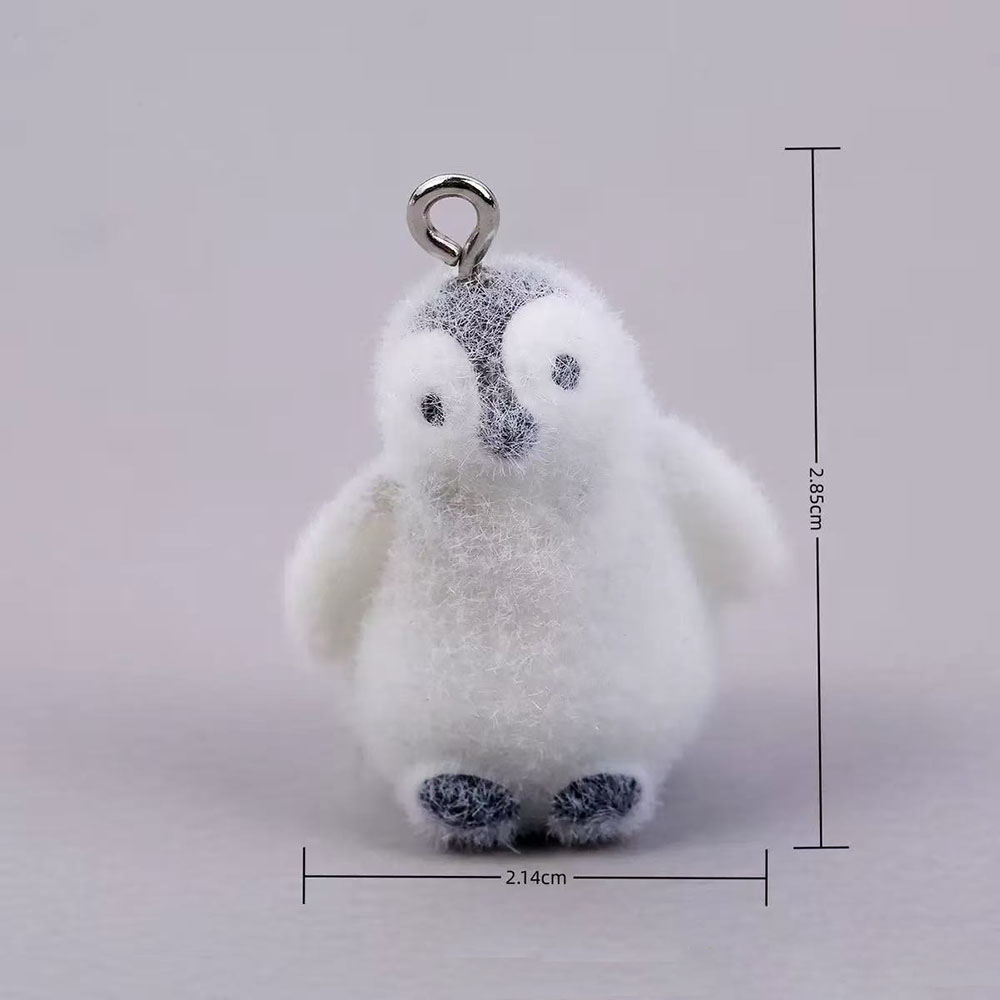 5pcs Flocking Small Penguin Re - Resin Craft Projects ulasan dan harga